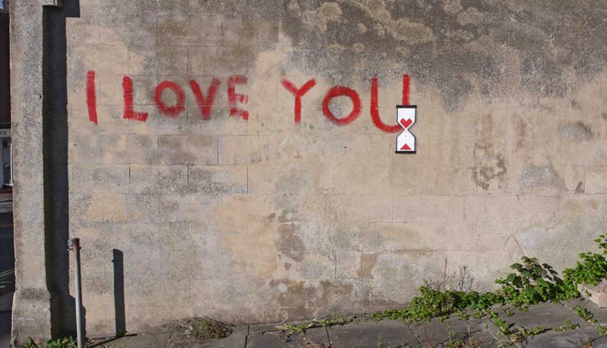 "I Love You" by Banksy